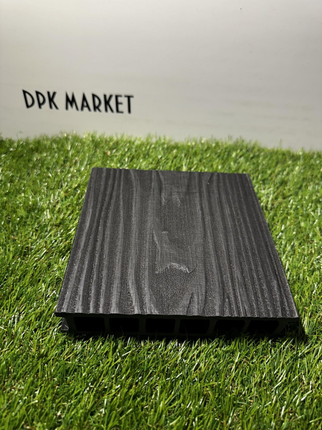 Террасная доска из ДПК Polywood Duo 3-D Серый 