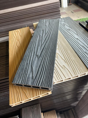 Террасная доска дпк WPC rotten-Vintag Графит